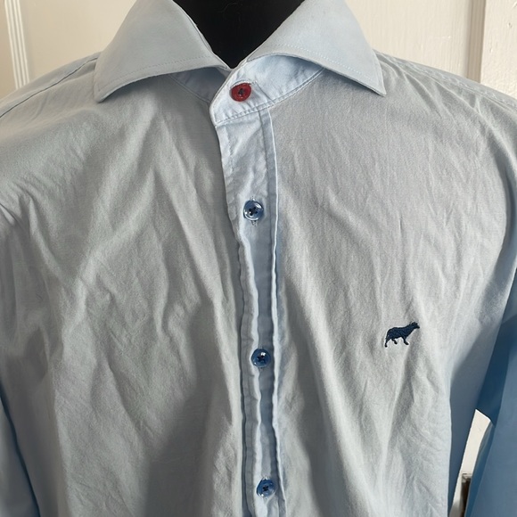 Men’s button down OxCloth light blue small - Picture 2 of 6